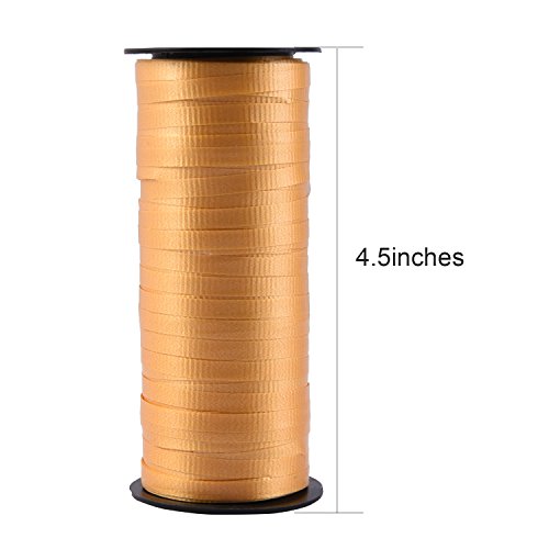 Mudder 12 Zoll Latex Party Ballons (Golden, Weiß und Schwarz) mit Golden Curling Band Rolle für Party Dekorationen und Bedürfnisse - 4