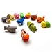 Produktbild Kofun  Kabelbisse, Flying Monkey Chicken Duck Frog Cow Schreien Flying Slingshot Fun Plüsch Spielzeug Idealer Weihnachtsgeburtstag Kabelbisse Geschenk Für Kinder 12 Stücke