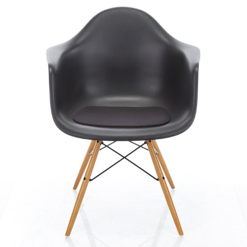 Preisvergleich Produktbild Hey-Sign Sitzauflage Eames Plastic Armchair - V, Schwarz AR