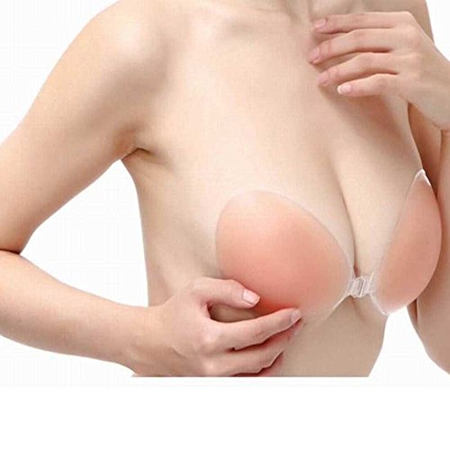 Fügt LIFECART Silikon Kleber zu kleben Push-up BH ohne Träger unsichtbar Nippel Cover BH einfügen Brust Pad Badeanzug und BH Bikini-Badeanzug-Pads-A-Cup - 4