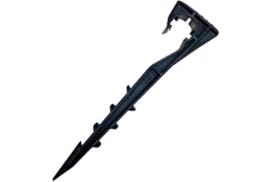 PLASTIC PUGLIA Kit 50 Picchetti Ferma Tubo per Irrigazione gancio ganci tubi ø 16 ø 20