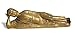Produktbild Asien Lifestyle Nirvana Buddha Figur aus Bronze, liegende Buddhafigur aus China
