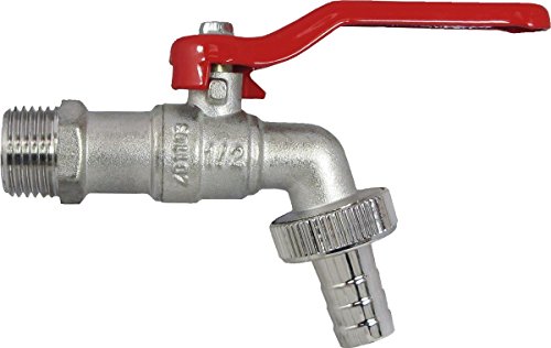 Preisvergleich Produktbild Green Tower Kugelhahn, 1 Stück, silber, 63072