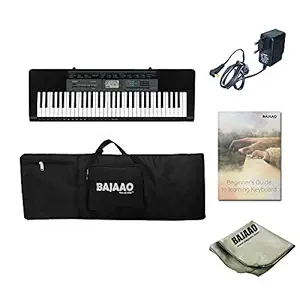 Casio CTK 2550 61 Key Standard Portable Keyboard With Adapter With Power Adapter, Gigbag, Cloth & Ebook