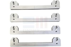 ESPOMASISHOP KIT STAFFE IN Plastica Per Montaggio COLAPIATTI in acciaio PER PENSILE 4 PEZZI