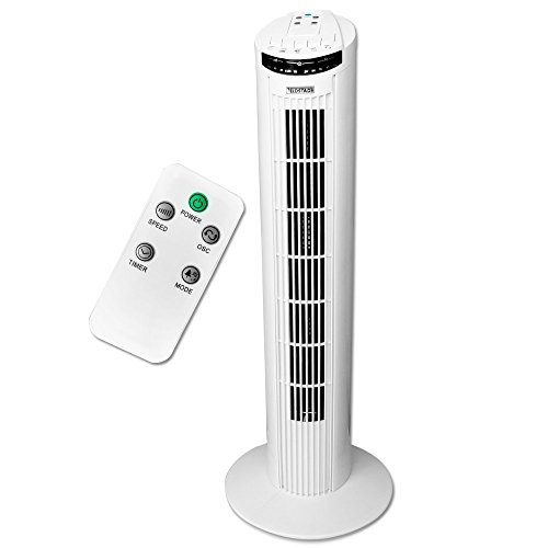 Eldstad Ventilator Timer Säulenventilator Standventilator Turmventilator Lüfter Weiß