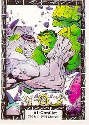 The Incredible Hulk 1991 Cards Complete Set