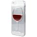 Produktbild ISAKEN iPhone 6S Red Wine Hülle,iPhone 6S Case,iPhone 6S Hülle 4.7,Hard Hülle für iPhone 6S (4.7 Zoll),Kreativ Design Liquid Fließen Flüssig Rotweinglas Rotwein Design Crystal Clear Hard Case Tasche Transparent Protective Skin Hard Back Hülle Hüllen Schutzhülle Beschützer Haut Case Tasche Schutz Etui Schale Schutzhüllen Hülle Case für Apple iPhone 6S/6 4.7 Zoll