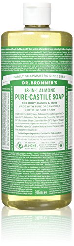 Dr Bronner's 946 ml Organic Almond Castile Liquid Soap