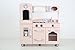 Teamson Kids Childrens Wooden Large Vintage Pink 1 Piece Wooden Pretend Role Play Kitchen Toy TD-11414C