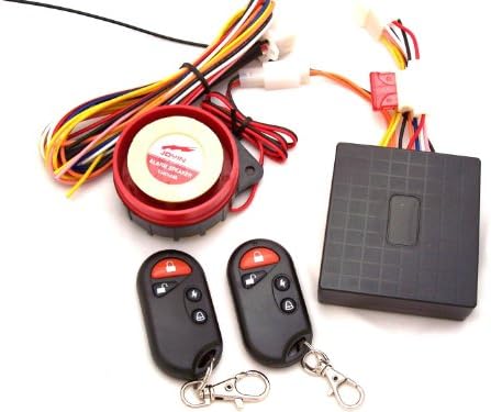 xict- Motorcycle Anti-theft Audio Alarm/Light/Move waterproof motorbike Scooter + 2 Remote Controls