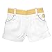 Chicco Baby Girls' Shorts -  White - 3 Months