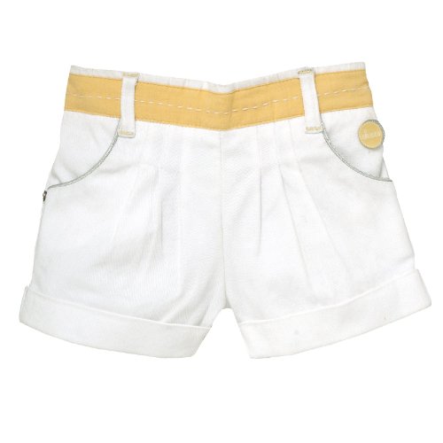 Chicco Baby Girls' Shorts -  White - 3 Months