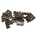 Produktbild PIXNOR Vintage Mini Iron Butterfly Butt Scharniere für Schrank Schublade - 20ST (Bronze)