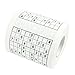 Produktbild Toilettenpapier Sudoku, 150 Blatt Neuheiten Sudoku Puzzle Spiel, Upxiang WC Papierrolle (Weiß)