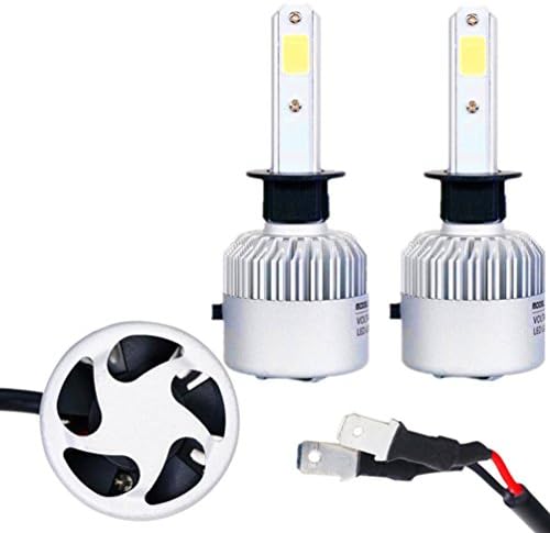 RSSONG H1 LED Car Headlights Bulb COB Chip Auto H1 LED Headlight 12V/24V 2X36W 2X8000LM Per Pair 6500K All In One led headlight conversion kit