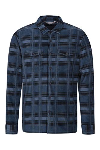 Mountain Warehouse Chemise Polaire pour Homme - Haut Respirant, Anti-Boulochage, Légère, Séchage Rapide - pour la Marche et Le Camping par Temps Froid
