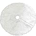 Produktbild Floridivy Reines Snowy White Plüsch mit Non-Woven Stoff Weihnachtsbaum Rock für Festival-Dekoration