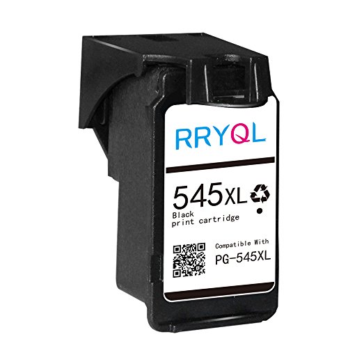 RRYQL Wiederaufbereitete Canon PG 545 x l & CL 546 x l Tintenpatrone Show Tinte Level 1*BLACK