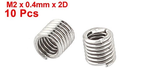M2 x 0,4 mm x 2D-V-Coil-Draht Helicoil Gewindeeinsätze 10Pcs Repair - 3
