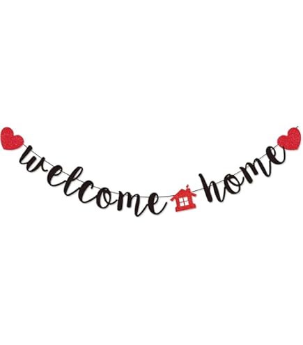 Guirnalda De Bienvenida, Decoración De Fiesta Familiar, Pancarta De Bienvenida, Pancarta De Lona Para Bolsas, Decoración De Fiesta Familiar De Regreso