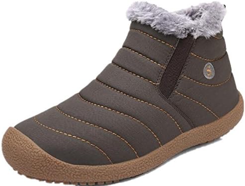 LOVEZHOU high snow boots men and women plus cashmere thick warm cotton boots casual waterproof boots