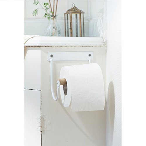 Toiletpapirholder m/trærulle - 2