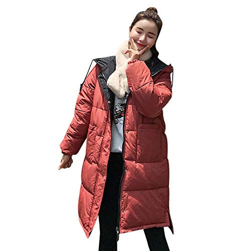 Preisvergleich Produktbild Hanomes Damen pullover, Frauen Winter Warme Dicke Oberbekleidung Kapuzenmantel Schlank Baumwolle gefütterte Jacke