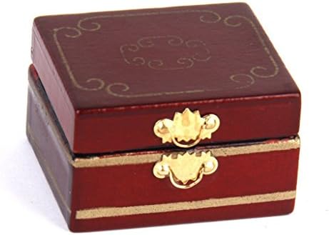 EXOH Wooden 1/12 Dollhouse Miniature Cosmetic Makeup Box Organiser