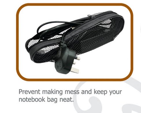 CLiPtec Aufbewahrungstaschen für Laptopzubehör (Kabel, Maus, Netzteil etc.) - 4