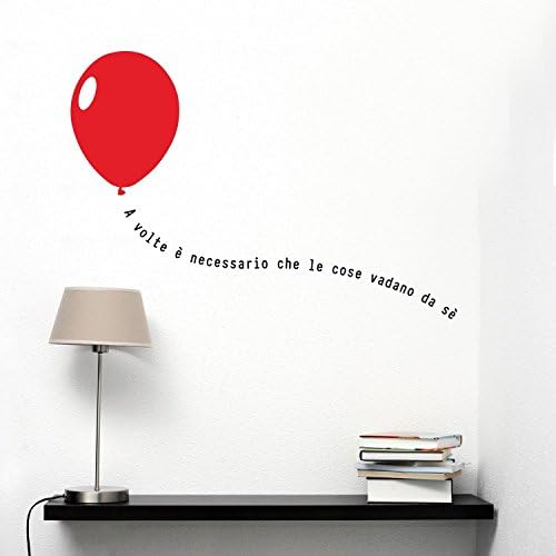 Adesiviamo 1125-the sometimes it is necessary that the property should be confident Baloon's Wall Sticker Wall Art