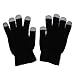 Produktbild Beruehrungshandschuh - TOOGOO(R) Schwarz Beruehrungshandschuh fuer Schirm beruehren itouch ipad iphone Samsung HTC usw. Art Faser hat 10 Finger