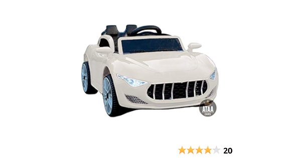 Avec Telecommande Pour Parents Et Batterie 12v Ataa Super Sport 12v Voiture Electrique Pour Enfants Blanc Jeux Et Jouets Jeux De Plein Air Et Sports Loclic Com