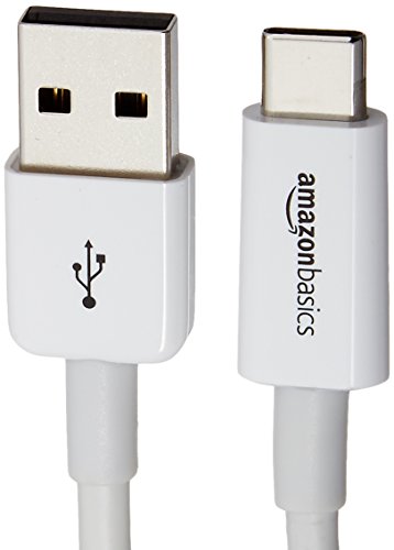 AmazonBasics USB Typ C auf USB A 2.0 Kabel – 2,7 Meter, Weiß - 3
