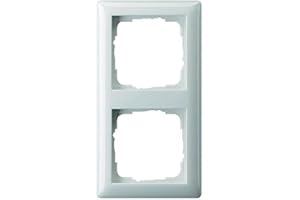Gira 021204 Rahmen 2-fach ST55, reinweiß-seidenmatt