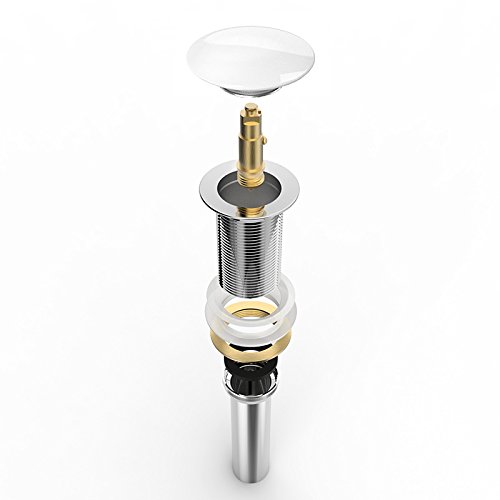 Push Open AA51 ohne Überlauf-Funktion edel verchromt mit Keramik-Deckel und Rohrverlängerung - 3