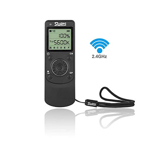 Wireless Remote Control Switti FSK2.4GHz 48CH 6Groups Brightness Color and Temperature Adjustable for Switti Led Video Lights