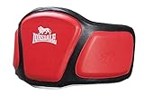 Lonsdale Micro Body Protector - Black/Red, One Size