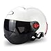 Produktbild Liu Zhen Harley Helm Motorrad Elektrofahrzeug Schutz Halbhelm Anti-UV-Multi-Color-Helm,White