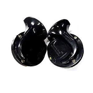 Amazers Choice Windtone Skoda Type Horn (12V) Universal For All Bike And Car