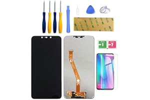 LWMTT Display kompatibel für Huawei Mate 20 Lite Schwarz Ersatz LCD Touchscreen Digitizer mit Bildschirm Ersatzteile Werkzeuge vollständigem Reparatur Set Tool Kit und Adhesi