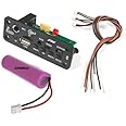 SP Electron Bluetooth FM USB AUX Card MP3 Decoder Module With Mic Electronic Components Electronic Hobby Kit With 2200 Mah Battery (Set of 1)