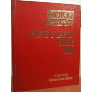 Motor/Chilton Parts & Labor Guide 1999 / With Supplement