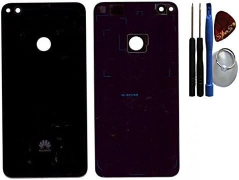 Huawei P8 Lite (2017) battery cover back cover case skin Black + Repair instructions + Tool Kit