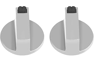 WANDISY Verrückter Verkauf Gasherd Knöpfe, 2 Stücke 6mm Zink-Legierung Herd Herd Metallschalter Control für Home Küche