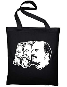 Marx Engels Lenin DDR CCCP Jutebeutel, Beutel, Stoffbeutel, Baumwolltasche
