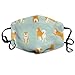 Produktbild Fashion Earloop Mouth Mask, Anti-Dust Anti Flu Pollenm Germs Bacteria Mouth-Muffle with Adjustable Elastic Band - Windproof Japanese Akita Dog Half Face Mouth Mask