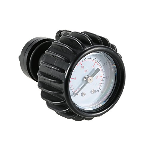 Docooler Manomètre de Pression d'air Barres Gonflables de Radeau de Kayak Baromètre de corps Manomètre avec le Raccord d'Adaptateur de Tuyau