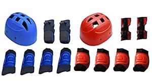 SUPRO Protective Skating Guard Kit for Skating, Cycling, Running for Kids, Boys, Girls, Full Protective Kit for Kids (5 Years to Old)