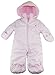Pink Platinum Baby Girls Solid One Piece Snowsuit Pram Bounting Winter Jacket, Pink 6/9 Months